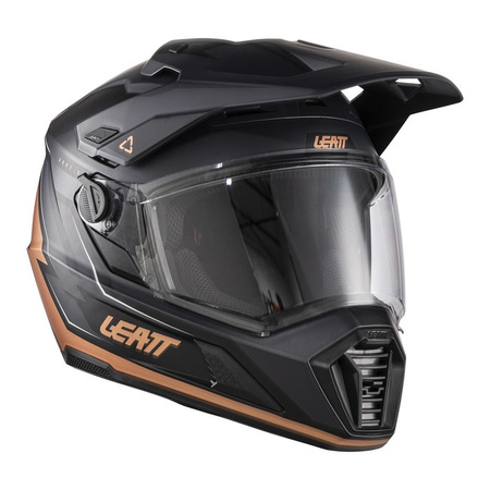 Kask cross z goglami LEATT ADV 7.5 BLACK/BRONZE czarny brązowy