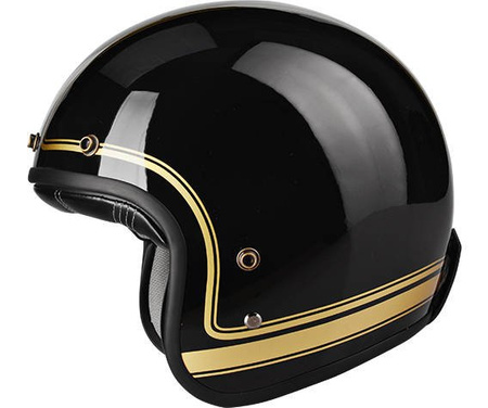 Kask otwarty LAZER CONGA COSMO BLACK/GOLD czarny złoty