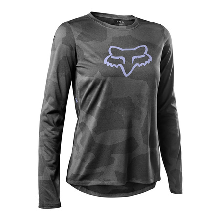 Koszulka rowerowa damska FOX LADY RANGER Z DŁUGIM RĘKAWEM TRU DRI GREY szary