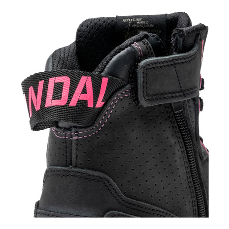 Trampki motocyklowe REBELHORN VANDAL BLACK/PINK czarny różowy