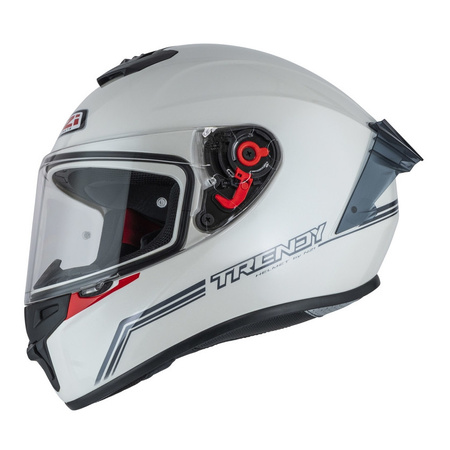 Kask integralny NZI TRENDY SOLID WHITE biały