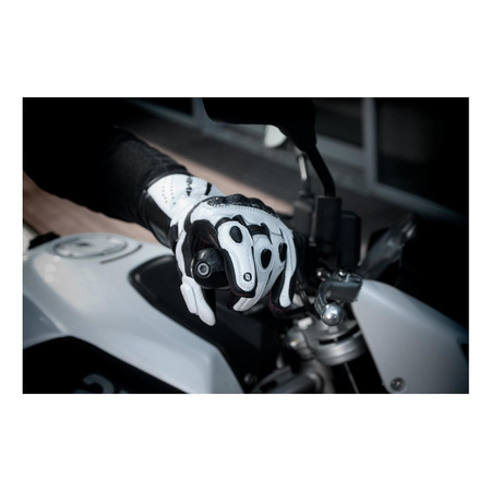 Rękawice sportowe damskie SHIMA ST-2 LADY WHITE biały czarny