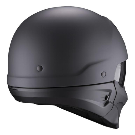 Kask otwarty SCORPION EXO-COMBAT EVO SOLID BLACK MATT czarny mat