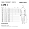 Spodnie tekstylne REBELHORN BORG II SHORT BLACK czarny