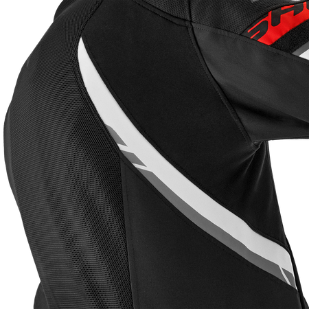Kurtka tekstylna SHIMA MESH PRO 2.0 RED czarny czerwony biały