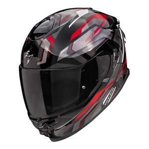 Kask integralny SCORPION EXO-GT SP AIR AUGUSTA BLACK/GREY/RED czarny szary czerwony