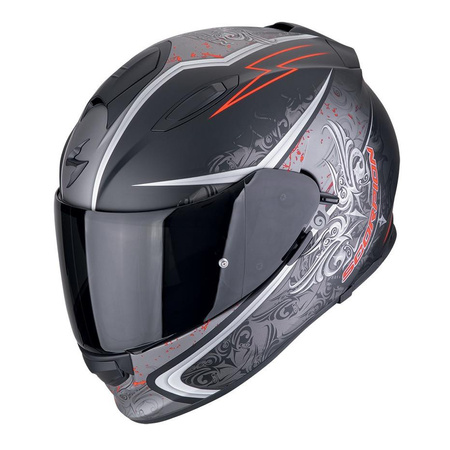 Kask integralny SCORPION EXO-491 RUN MATT BLACK/RED czarny czerwony