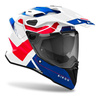 Kask integralny AIROH COMMANDER 2 REVEAL BLUE/RED GLOSS niebieski czerwony biały