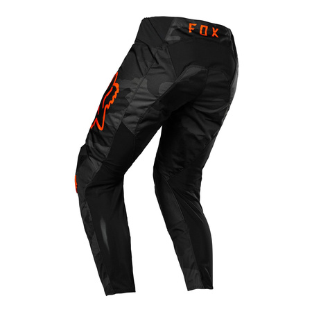 Spodnie cross FOX 180 TREV BLACK CAMO czarny szary pomarańczowy moro
