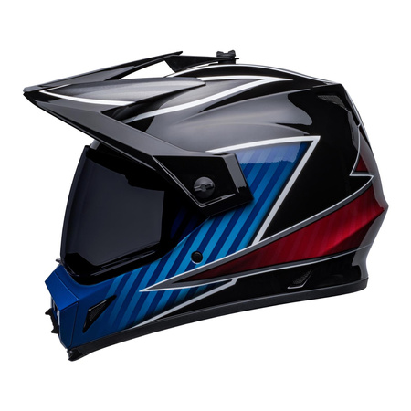 Kask integralny BELL MX-9 ADVENTURE MIPS DALTON BLACK/BLUE czarny niebieski czerwony