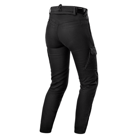 Jeansy motocyklowe damskie SHIMA RECON LADY BLACK czarny