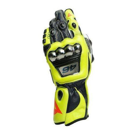 Rękawice sportowe DAINESE FULL METAL 6 REPLICA VR46 żółty fluo czarny