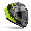 Kask integralny AIROH GP800 MASTER YELLOW GLOSS żółty fluo szary czarny