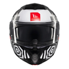 Kask szczękowy MT ATOM 2 SV STRANGE BLACK/WHITE czarny biały