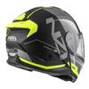Kask szczękowy NZI COMBI 3 DUO ORBE BLACK ANTRACITE YELLOW MATT szary żółty