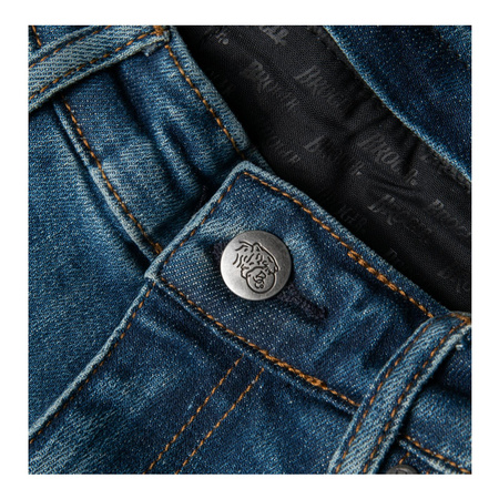 Jeansy motocyklowe BROGER CALIFORNIA WASHED BLUE niebieski
