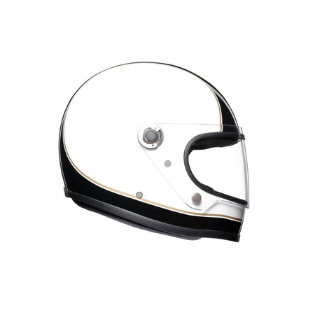 Kask integralny AGV X3000 SUPER BLACK/WHITE biały czarny