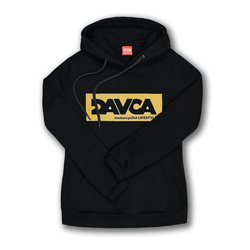 Bluza damska DAVCA LOGO GOLD czarny złoty