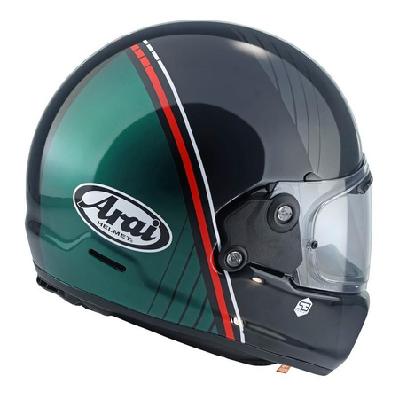 Kask integralny ARAI CONCEPT-XE TEMU GREEN zielony szary czarny czerwony