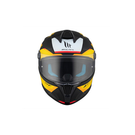 Kask integralny MT TARGO S KAY B3 MATT czarny żółty biały
