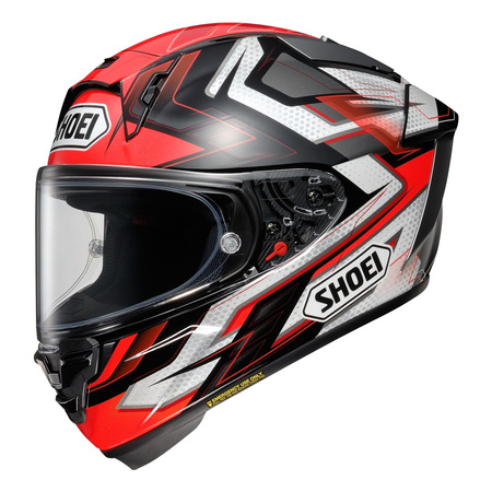 Kask integralny SHOEI X-SPR PRO ESCALATE TC-1 czerwony czarny biały