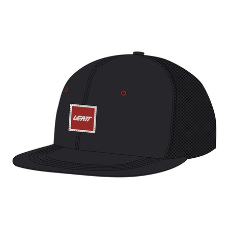 Czapka z daszkiem LEATT TRUCKER TECH BLACK czarny