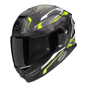 Kask integralny SCORPION EXO-GT SP AIR AUGUSTA MATT BLACK/GREY/ NEON YELLOW czarny szary