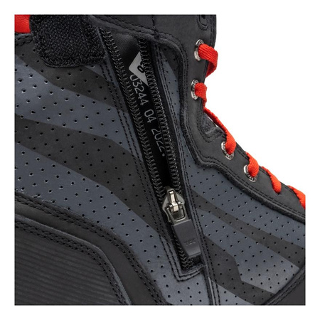 Trampki motocyklowe REBELHORN VANDAL PRINTED BLACK/RED czarny czerwony