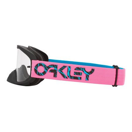 Gogle motocyklowe OAKLEY O FRAME 2.0 PRO MX 2 STROKE BLACK/PINK CLEAR czarny różowy