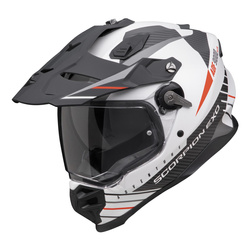 Kask integralny SCORPION ADF-9000 AIR FEAT MATT WHITE/BLACK/RED biały czarny czerwony