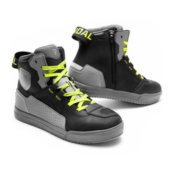 Trampki motocyklowe REBELHORN VANDAL II BLACK/GREY/FLUO YELLOW czarny szary żółty fluo