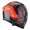 Kask integralny SCORPION EXO-R1 EVO AIR GAZ BLACK/RED czarny czerwony szary