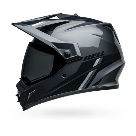 Kask integralny BELL MX-9 ADVENTURE MIPS ALPINE CHARCOAL SILVER srebrny