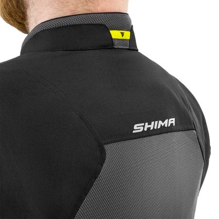 Kurtka tekstylna SHIMA RUSH 2.0 VENTED FLUO szary żółty fluo czarny
