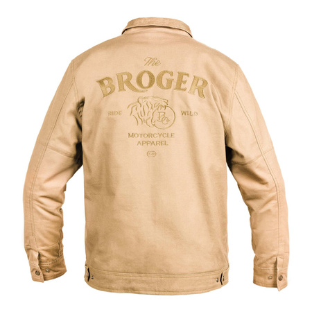 Kurtka tekstylna BROGER MONTANA COOKIE brązowy