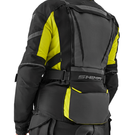 Kurtka tekstylna damska SHIMA HERO 2.0 LADY FLUO czarny szary żółty fluo