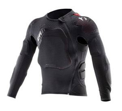 Zbroja dziecięca LEATT 3DF AIRFIT LITE JUNIOR BLACK czarny