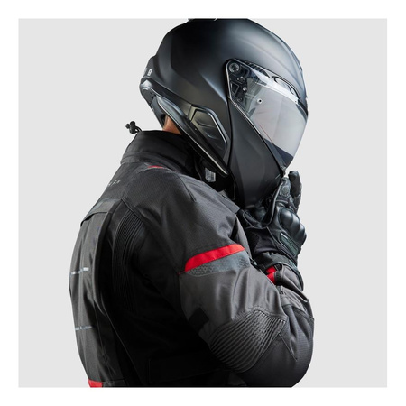 Kurtka tekstylna REBELHORN CUBBY V BLACK/ANTHRACITE/RED czarny grafitowy czerwony