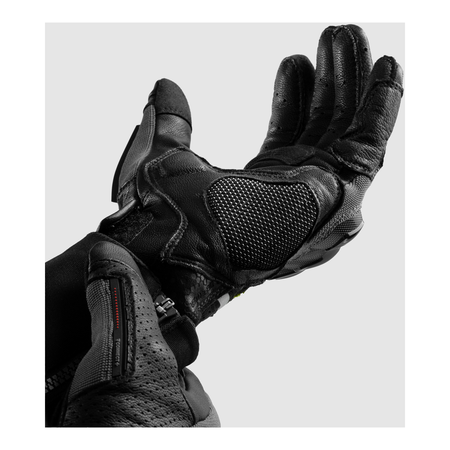 Rękawice miejskie REBELHORN DEFENDER BLACK/GREY/FLUO YELLOW czarny szary żółty fluo