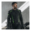Kurtka tekstylna OZONE PULSE BLACK/FLO YELLOW czarny żółty fluo
