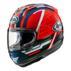 Kask integralny ARAI RX-7V EVO MAVERICK czerwony niebieski biały czarny