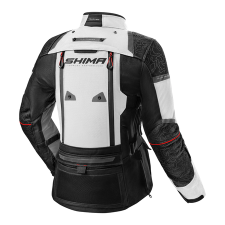 Kurtka tekstylna damska SHIMA TRACKER LADY LIGHT GREY szary