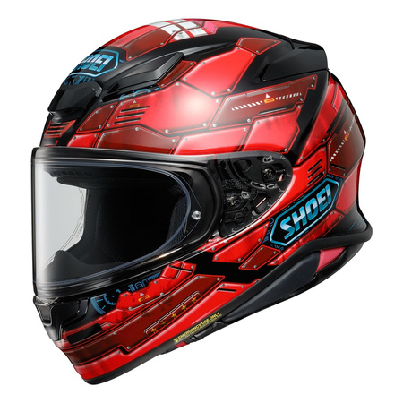 Kask integralny SHOEI NXR2 FORTRESS TC-1 czerwony czarny niebieski