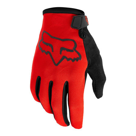 Rękawiczki rowerowe FOX RANGER FLUO RED czerwony fluo czarny
