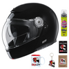 Kask szczękowy HJC V90 BLACK czarny