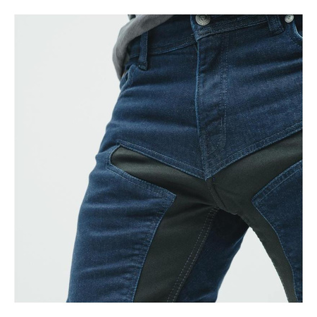 Jeansy motocyklowe REBELHORN EAGLE II DARK BLUE granatowy