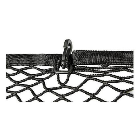 Siatka do mocowania bagażu LAMPA TOP-NET 42x42CM BLACK
