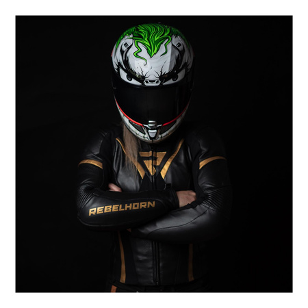 Kurtka skórzana damska REBELHORN REBEL LADY BLACK/GOLD czarny złoty