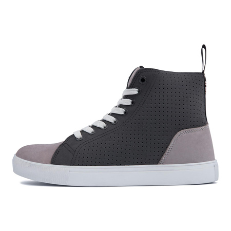 Trampki motocyklowe damskie REBELHORN TRAMP II LADY BLACK/GREY czarny szary