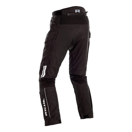 Spodnie tekstylne RICHA TOUAREG II BLACK czarny biały